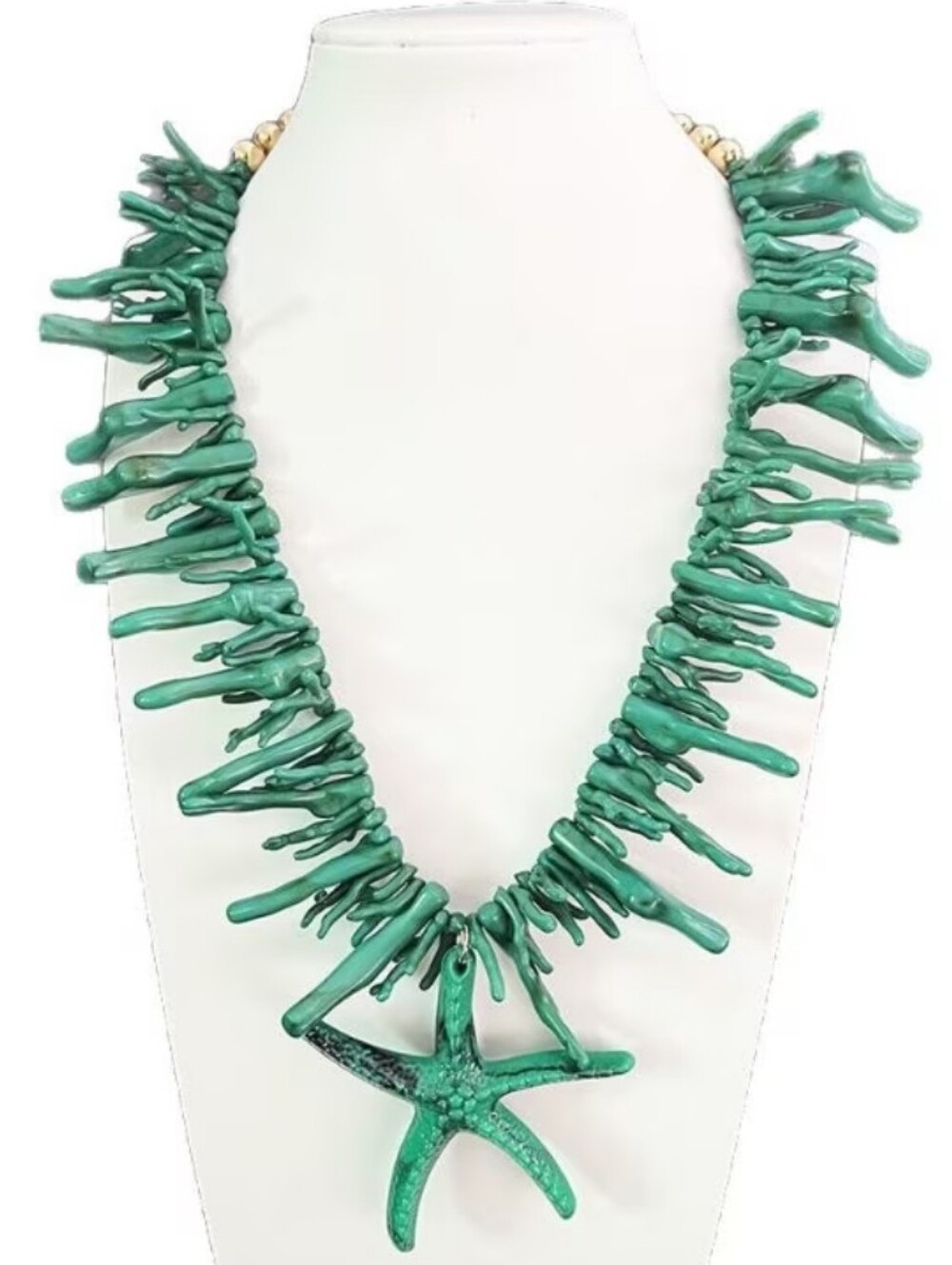 Starfish Coral Statement Necklace